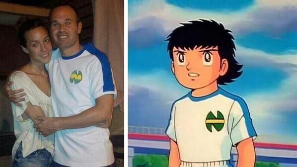 Andrès Iniesta is still a fan of Captain Tsubasa to this day