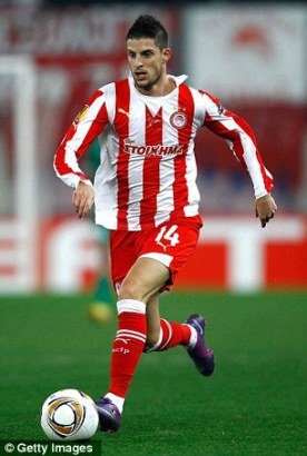 Kevin Mirallas with Olympiakos FC 2012