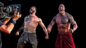 The Rock and Roman Reigns Mateo Hobbs movie